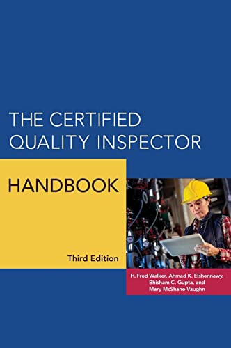 Beispielbild fr The Certified Quality Inspector Handbook zum Verkauf von BooksRun