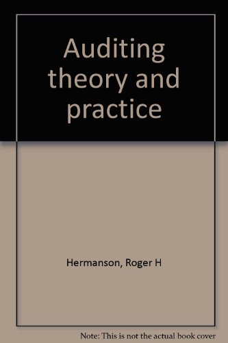 Auditing theory and practice (9780873933414) by Hermanson, Roger H