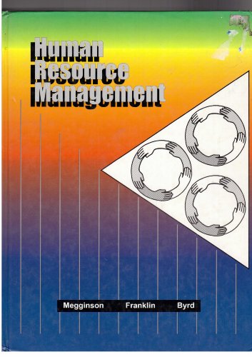 Stock image for Human Resource Management for sale by K & L KICKIN'  BOOKS