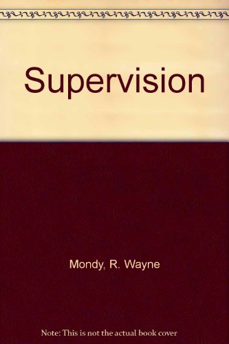 Stock image for Supervision for sale by Artless Missals