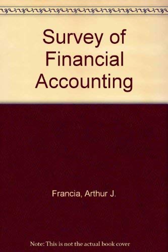 Imagen de archivo de Survey of Financial Accounting a la venta por BooksRun