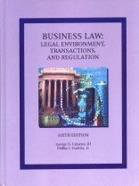 Stock image for Business Law: Legal Environment, Transactions, and Regulation for sale by HPB-Red