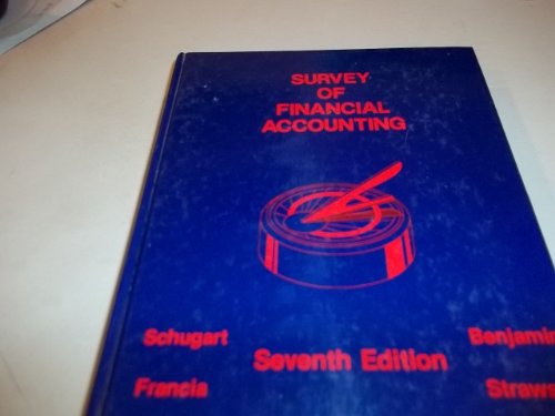 Imagen de archivo de Survey of Financial Accounting Seventh Edition a la venta por HPB-Red