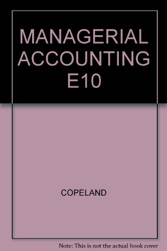 Stock image for Managerial accounting for sale by HPB-Red