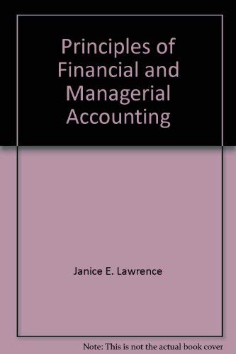 9780873939263: Principles of financial and managerial accounting