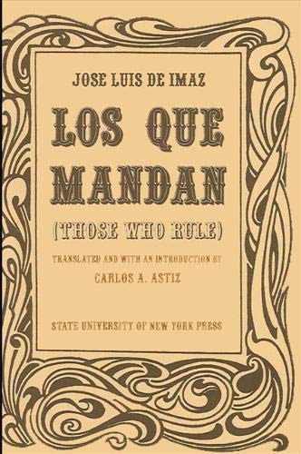 Imagen de archivo de Los Que Mandan (Those Who Rule) a la venta por Harry Alter