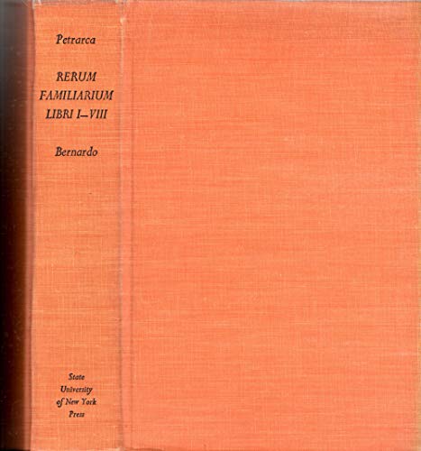 9780873952958: Rerum Familiarum: Bks. 1-8