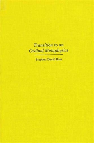 Beispielbild fr Transition to an Ordinal Metaphysics zum Verkauf von TranceWorks