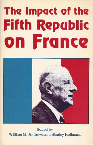 Imagen de archivo de The Impact of the Fifth Republic on France a la venta por -OnTimeBooks-