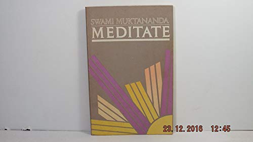 Imagen de archivo de Meditate a la venta por HPB-Diamond