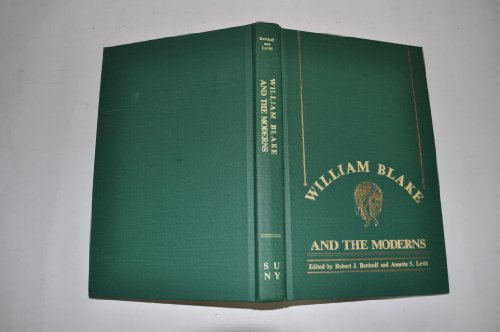 Beispielbild fr William Blake and the Moderns zum Verkauf von Better World Books: West