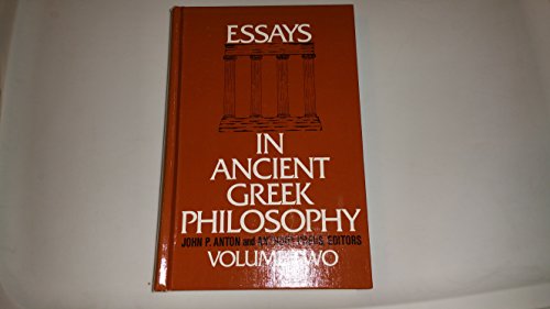 9780873956239: Essays in Ancient Greek Philosophy II: 2