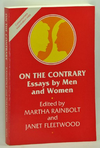 Beispielbild fr On the Contrary: Essays by Men and Women zum Verkauf von Wonder Book