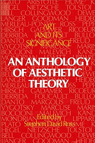 Stock image for Art and Its Significance: An Anthology of Aesthetic Theory, First Edition for sale by SecondSale