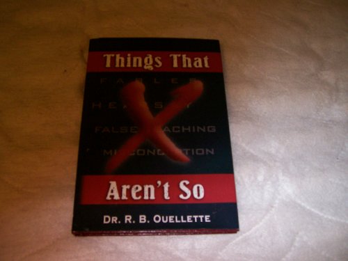 Beispielbild fr Things That Aren't So zum Verkauf von ThriftBooks-Atlanta