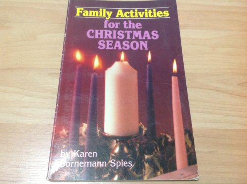 Beispielbild fr Family Activities for the Christmas Season zum Verkauf von Wonder Book