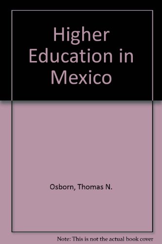 Stock image for Higher Education in Mexico for sale by HPB-Ruby