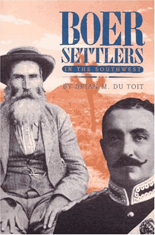 9780874041972: Boer Settlers in the Southwest (SOUTHWESTERN STUDIES)