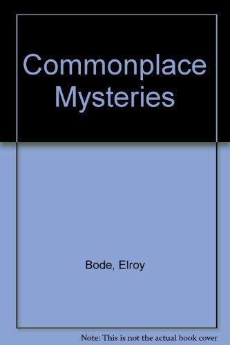 Stock image for Commonplace Mysteries for sale by HPB-Ruby