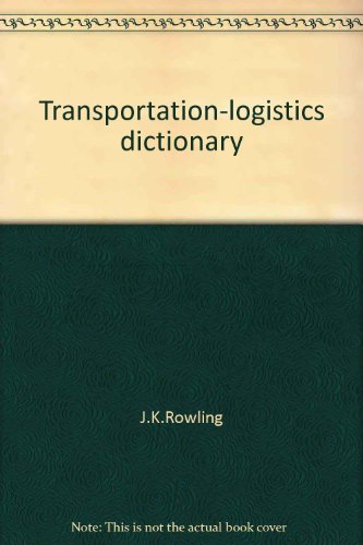 Stock image for Transportation-Logistics Dictionary for sale by BookDepart
