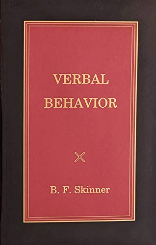 Beispielbild fr Verbal Behavior zum Verkauf von Better World Books