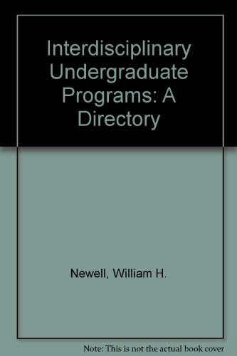 Imagen de archivo de Interdisciplinary Undergraduate Programs: A Directory a la venta por ThriftBooks-Atlanta