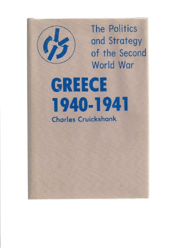 Imagen de archivo de Greece 1940-1941 a la venta por SuzyQBooks