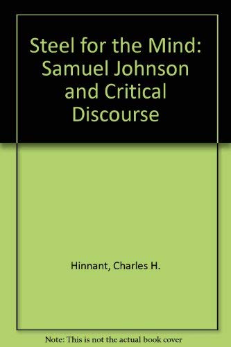 9780874134926: Steel for the Mind: Samuel Johnson and Critical Discourse