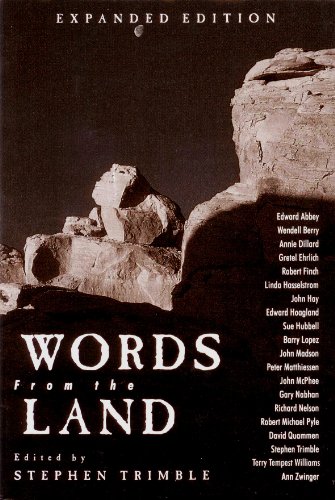 Imagen de archivo de Words from the Land: Encounters With Natural History Writing a la venta por Jenson Books Inc