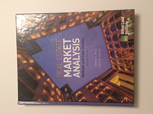 9780874201369: Real Estate Market Analysis: Methods and Case Studies