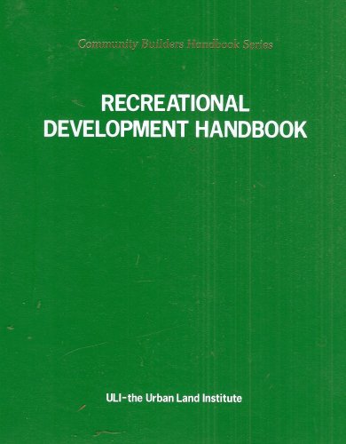 Imagen de archivo de Recreational Development Handbook a la venta por Better World Books