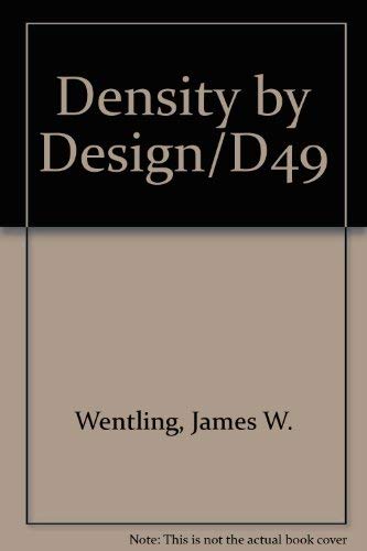 Beispielbild fr Density by Design zum Verkauf von Better World Books