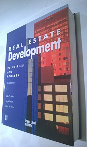 Beispielbild fr Real Estate Development : Principles and Process zum Verkauf von Better World Books