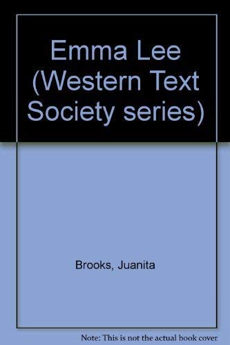 Stock image for Emma Lee (Western Text Society series) for sale by Blindpig Books