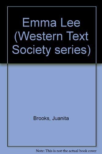 9780874210804: Emma Lee (Western Text Society series)