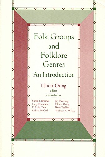 9780874211290: Folk Groups and Folklore Genres: An Introduction