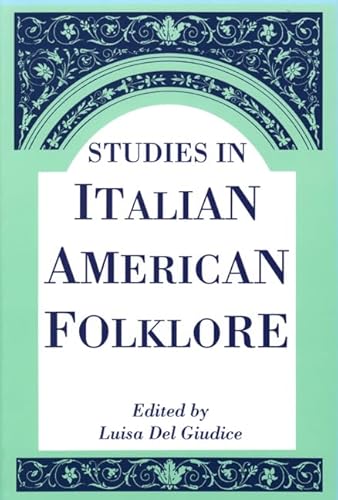 Stock image for Studies in Italian American Folklore for sale by Stony Hill Books