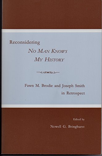 Imagen de archivo de Reconsidering No Man Knows My History a la venta por Book Deals