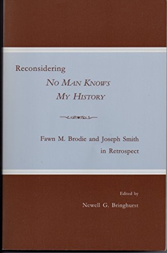 Stock image for Reconsidering No Man Knows My History for sale by Book Deals