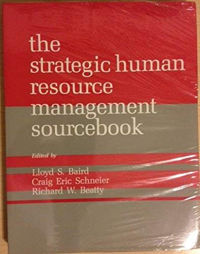 Beispielbild fr Strategic Human Resource Management Sourcebook zum Verkauf von dsmbooks