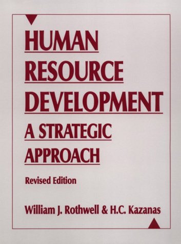Imagen de archivo de Human Resource Development: A Strategic Approach a la venta por HPB-Red