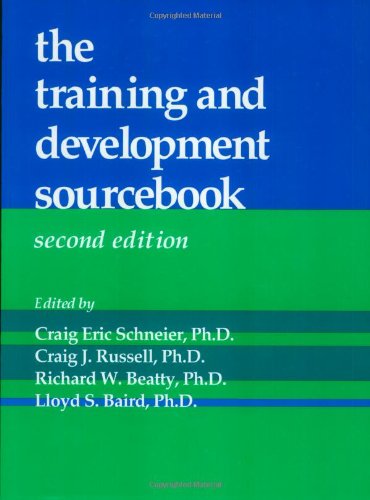 Beispielbild fr the training and development sourcebook (2nd Ed.) zum Verkauf von HPB-Red