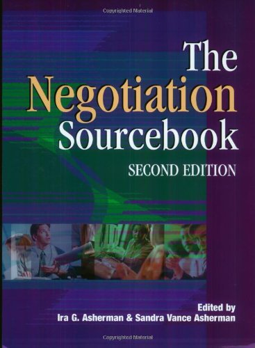 Imagen de archivo de The Negotiation Sourcebook a la venta por Better World Books