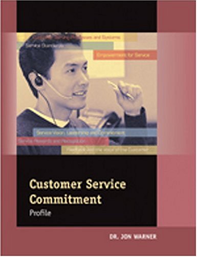 Customer Service Commitment Profile Facilitator's Guide (9780874256819) by Warner, Jon