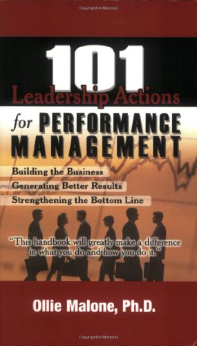 Stock image for 101 Leadership Actions for Performance Management for sale by More Than Words