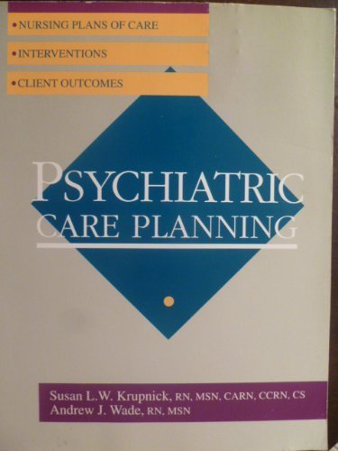 9780874343991: Psychiatric Care Plans