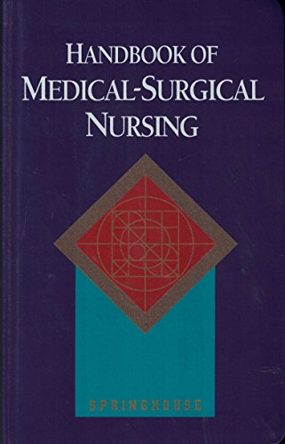 Imagen de archivo de Handbook of Medical-Surgical Nursing a la venta por Top Notch Books