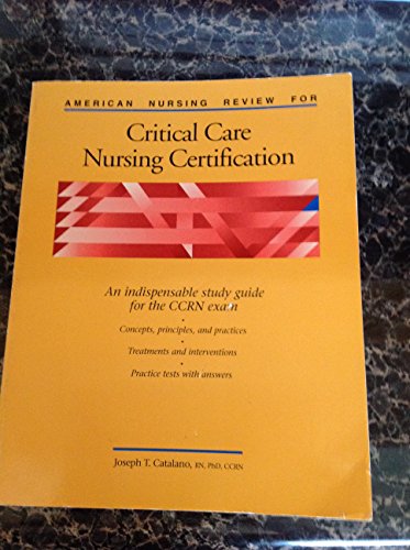 Stock image for American Nursing Review for Critical Care Nursing Certification for sale by ThriftBooks-Atlanta