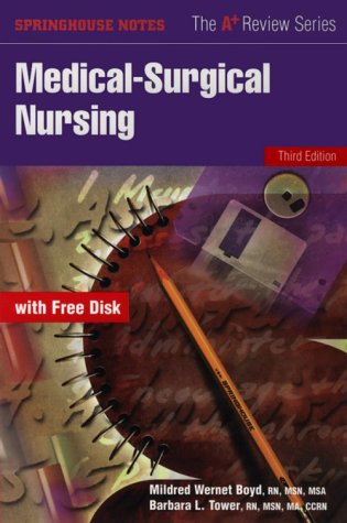Beispielbild fr Medical-Surgical Nursing (Book with Diskette) zum Verkauf von HPB-Red