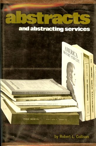 Imagen de archivo de Abstracts and Abstracting Services a la venta por BookDepart